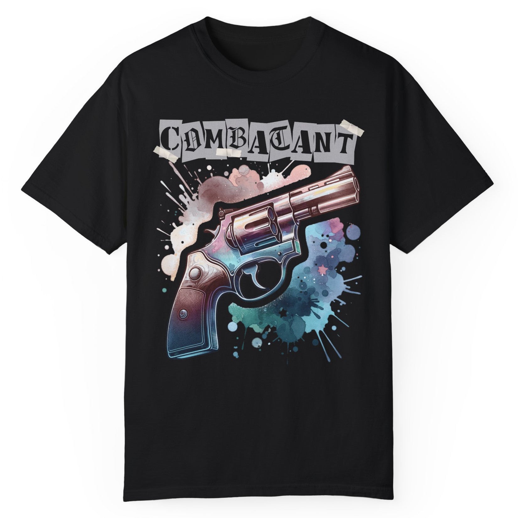 Combatant Gun T-Shirt - Expressiony