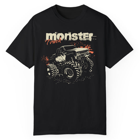 Dirty Tracks Of A Monster Truck T-Shirt - Expressiony