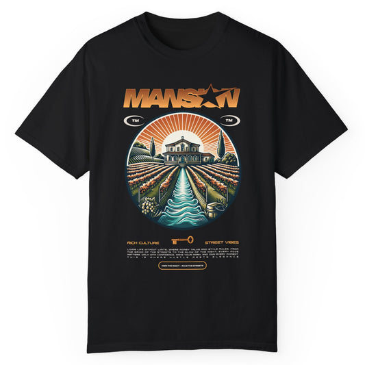 Mansion Rich Culture Street Vibes T-Shirt - Expressiony